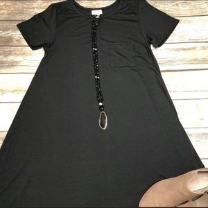Lularoe Solid Black Carly 2XL ❤️